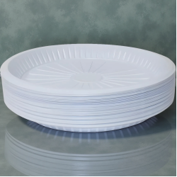 Plastic Plates 22 cm – 50 pcs
